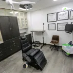 Patient room with Dental chair and imaging machine